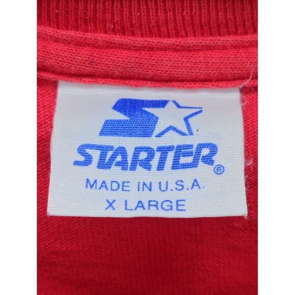 Starter VTG Philadelphia Phillies MLB Baseball Made USA Single Stitch Shirt XL - Picture 7 of 14